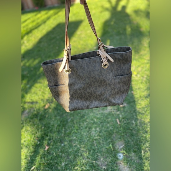 Vintage Michael kors signature brown east west tote bag - Picture 4 of 14